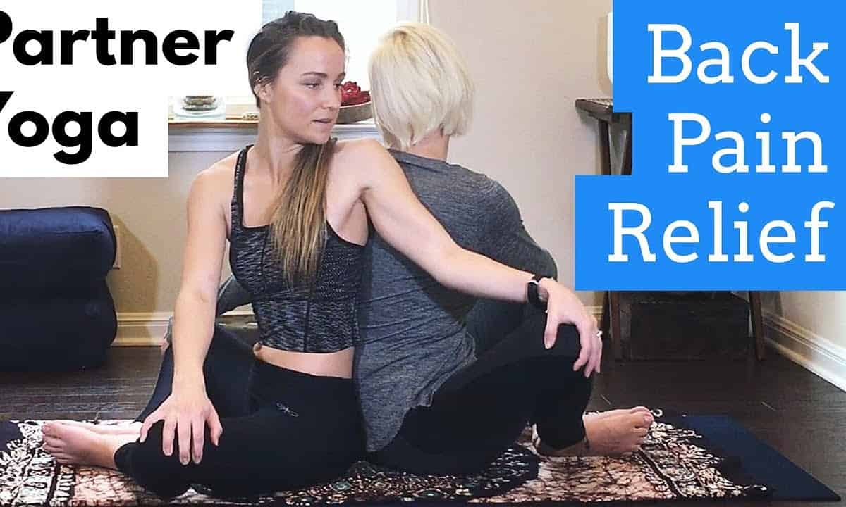 partner yoga for back pain