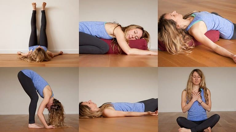  Restorative yoga for stress relief
